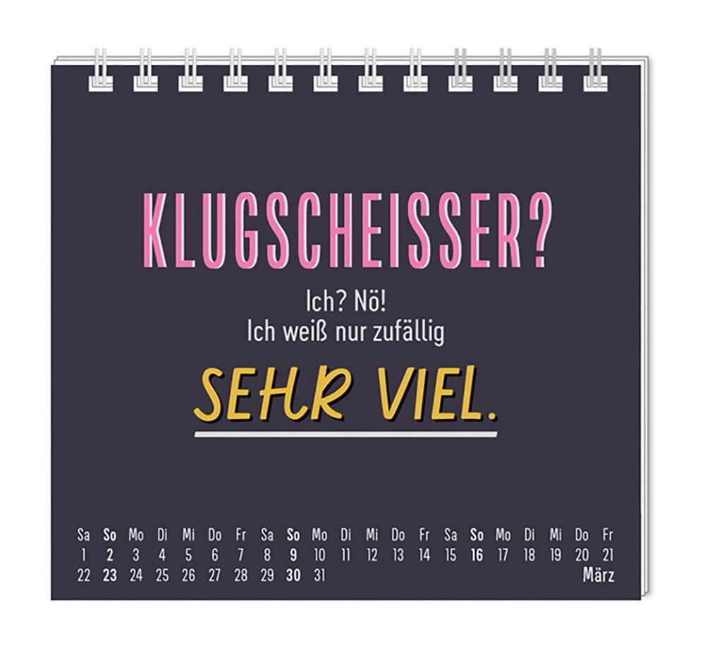 Bild: 9783986361082 | Mini-Kalender 2025 Nett kann ich auch | Mini-Kalender | Original