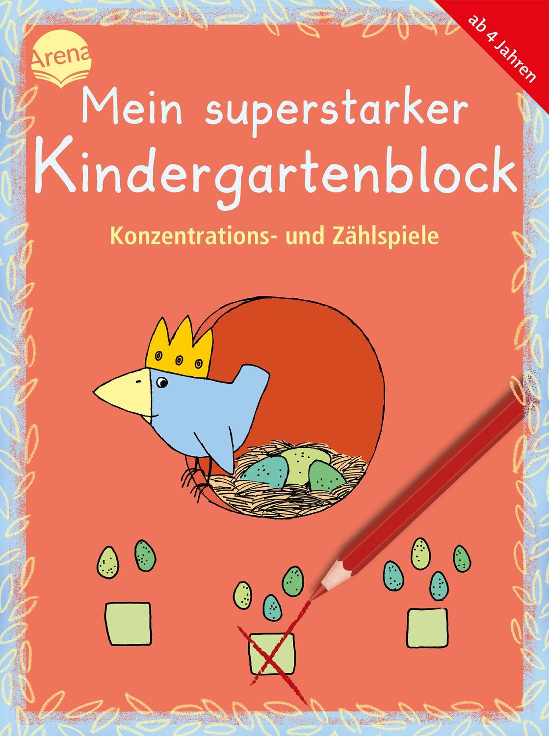 Cover: 9783401720630 | Mein superstarker Kindergartenblock. Konzentrations- und Zählspiele