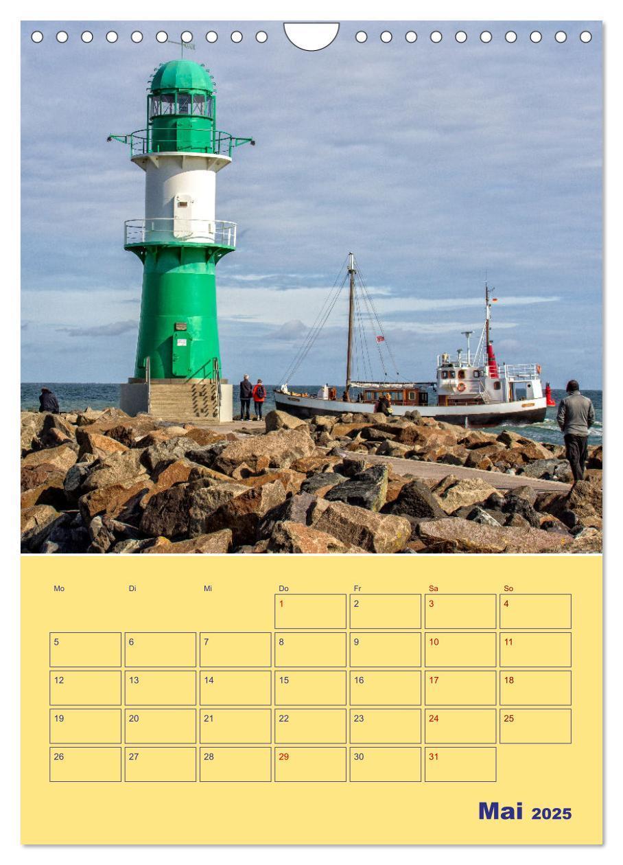 Bild: 9783435881901 | Sehnsuchtsort Warnemünde (Wandkalender 2025 DIN A4 hoch), CALVENDO...