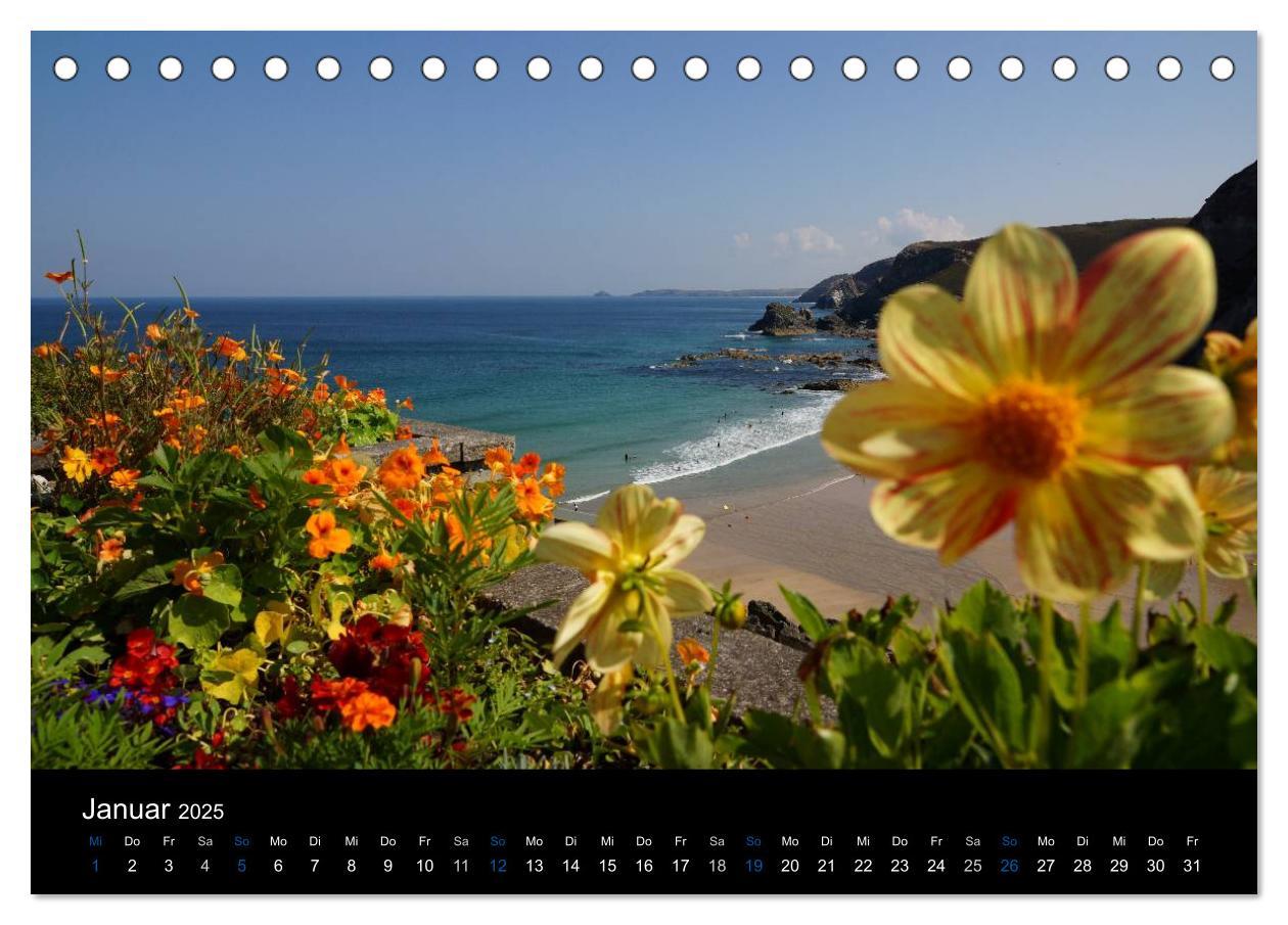 Bild: 9783435666744 | Anblicke und Ausblicke in Cornwall (Tischkalender 2025 DIN A5...