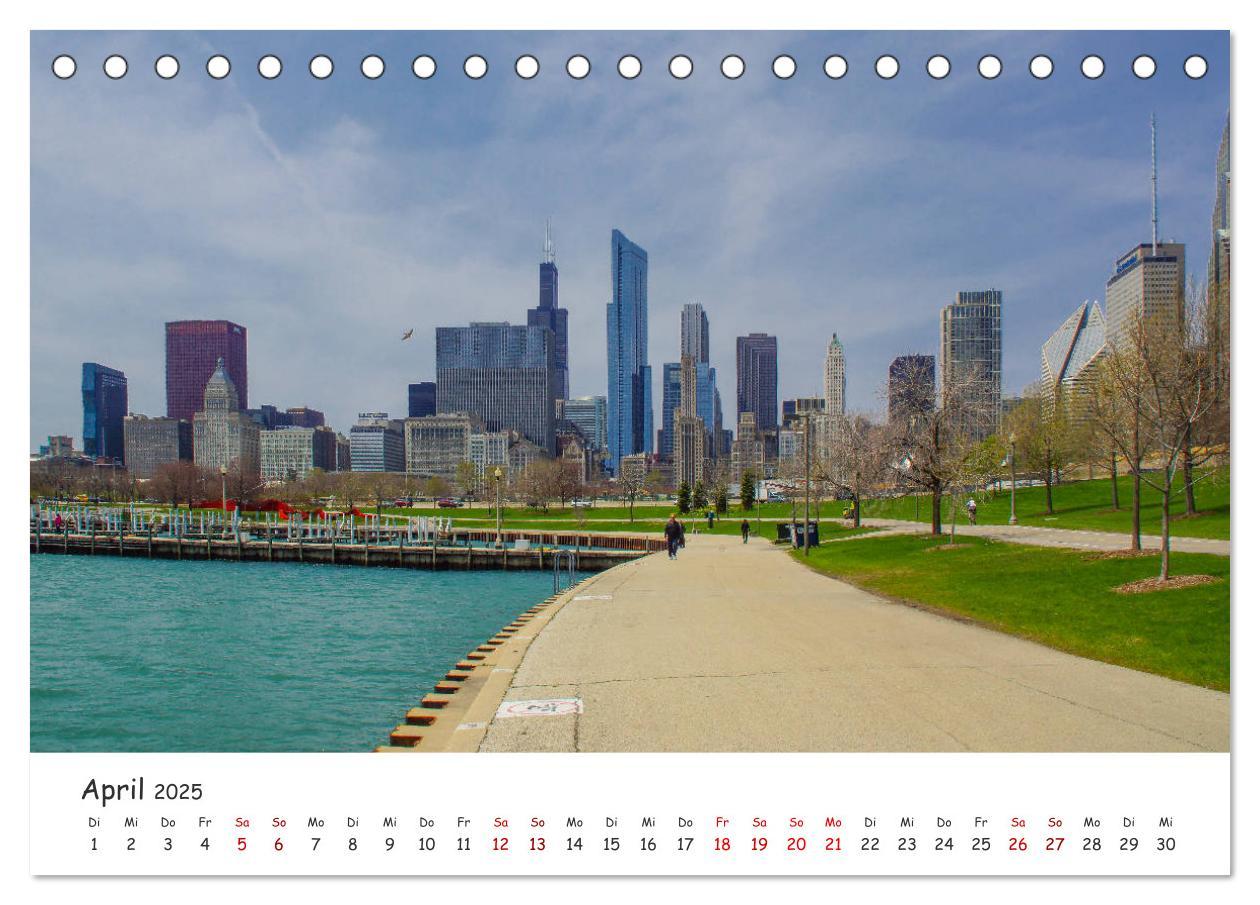 Bild: 9783435275151 | beeindruckendes Chicago (Tischkalender 2025 DIN A5 quer), CALVENDO...