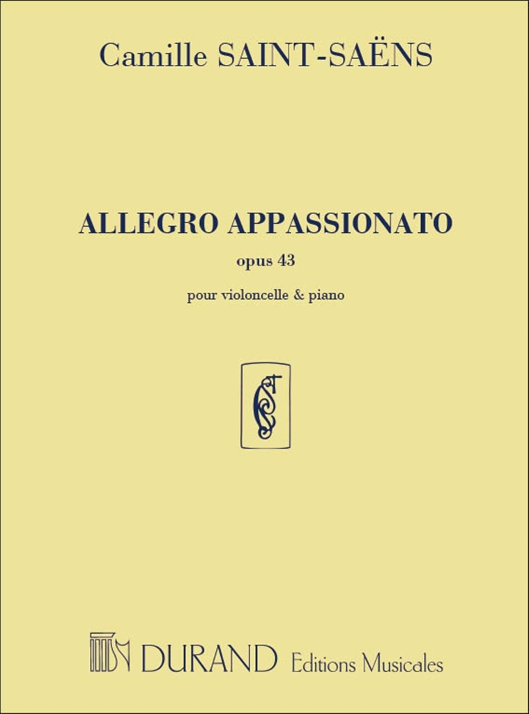Cover: 9790044016457 | Allegro Appassionato opus 43 | pour violoncelle & piano | Saint-Saëns