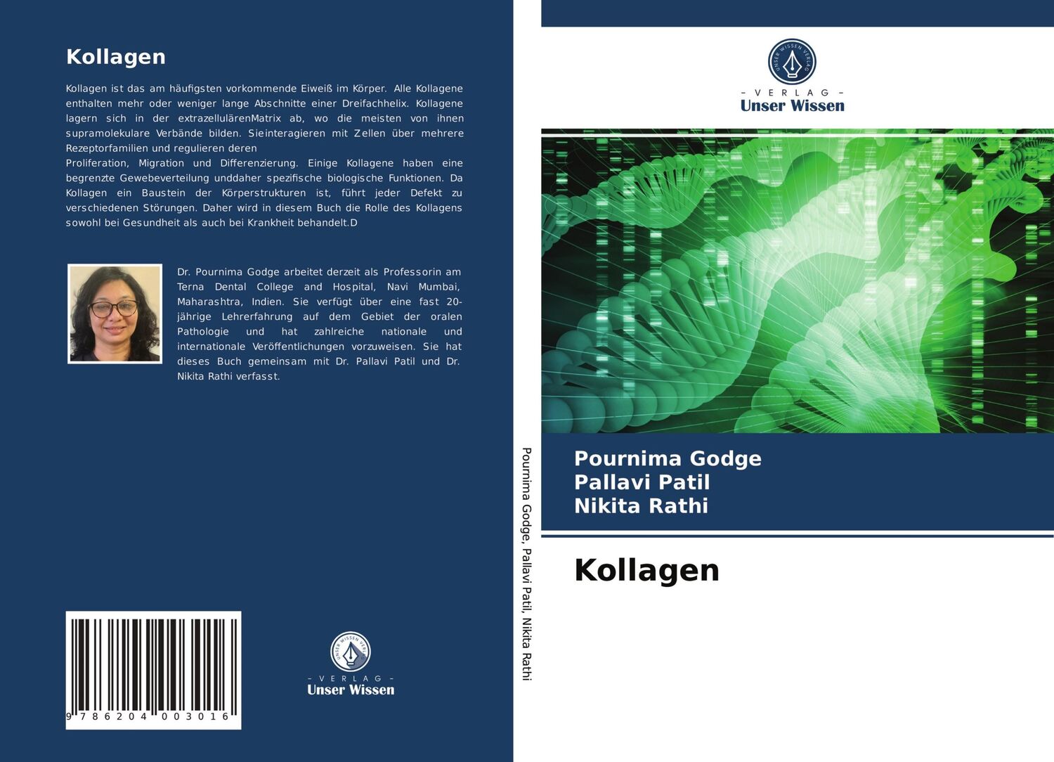 Cover: 9786204003016 | Kollagen | Pournima Godge (u. a.) | Taschenbuch | Paperback | 136 S.