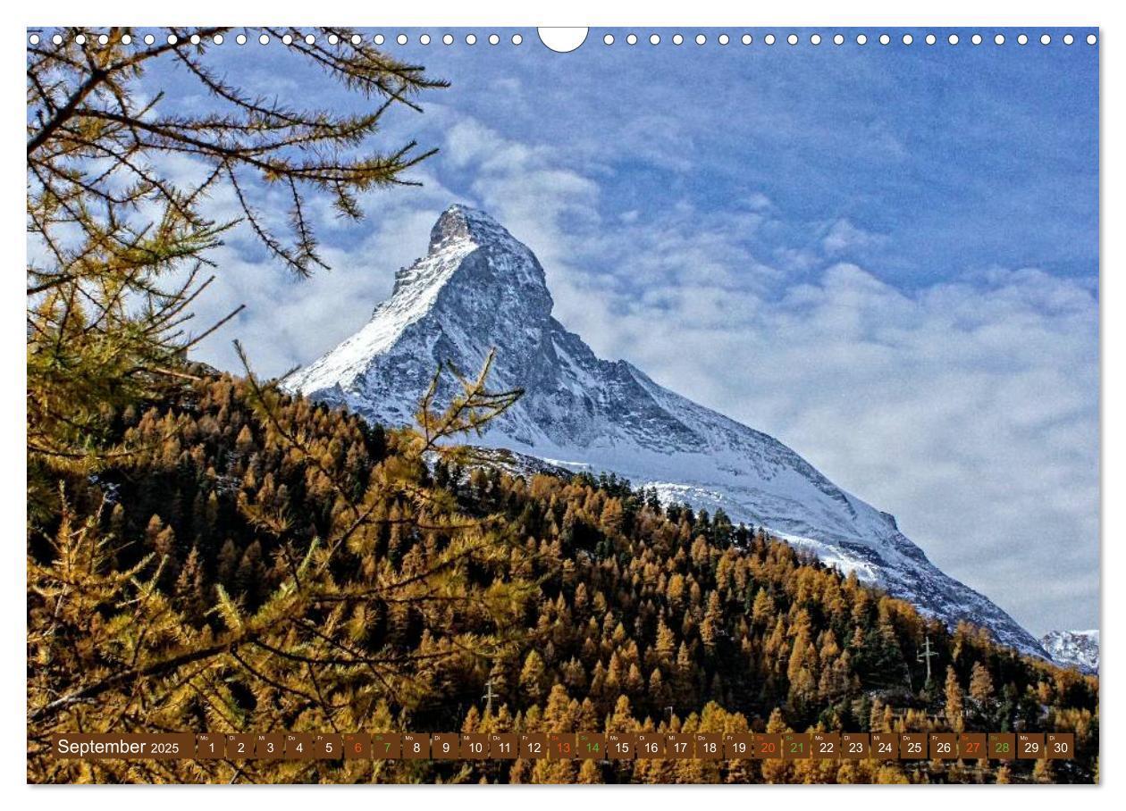 Bild: 9783383826337 | MATTERHORN Impressionen (Wandkalender 2025 DIN A3 quer), CALVENDO...