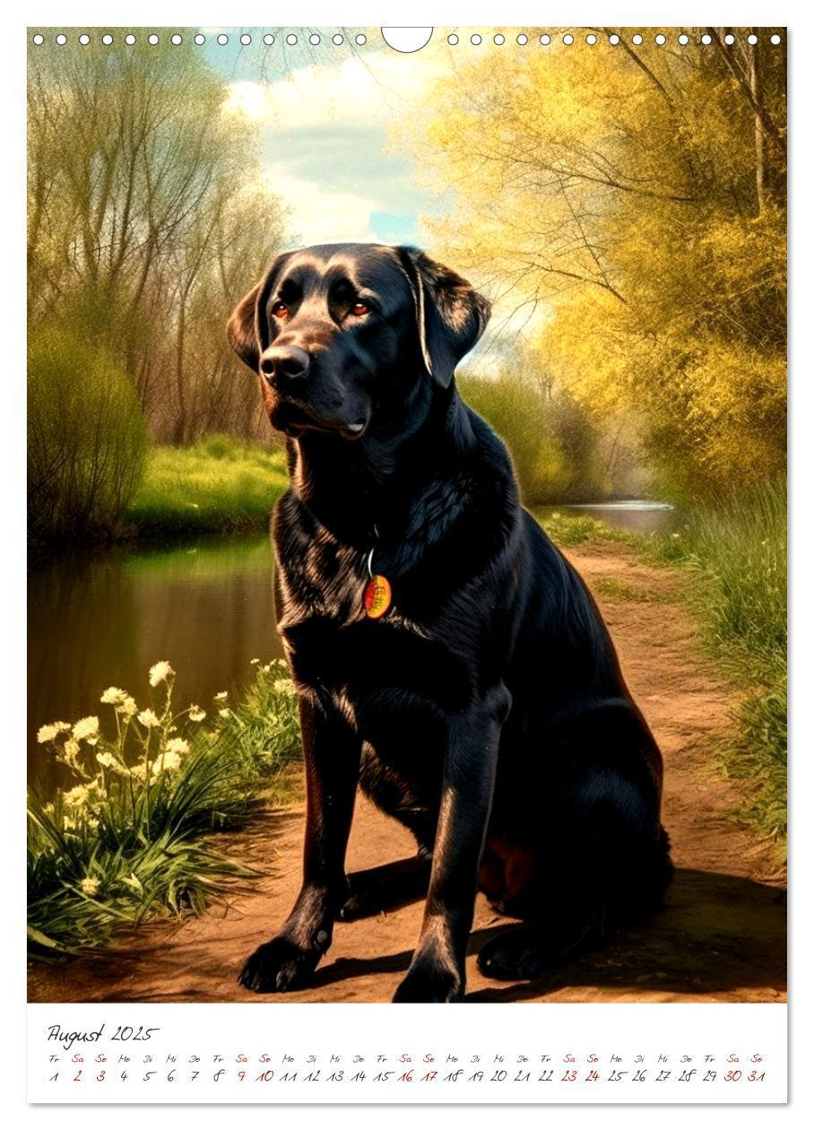 Bild: 9783435876891 | Der Labrador (Wandkalender 2025 DIN A3 hoch), CALVENDO Monatskalender