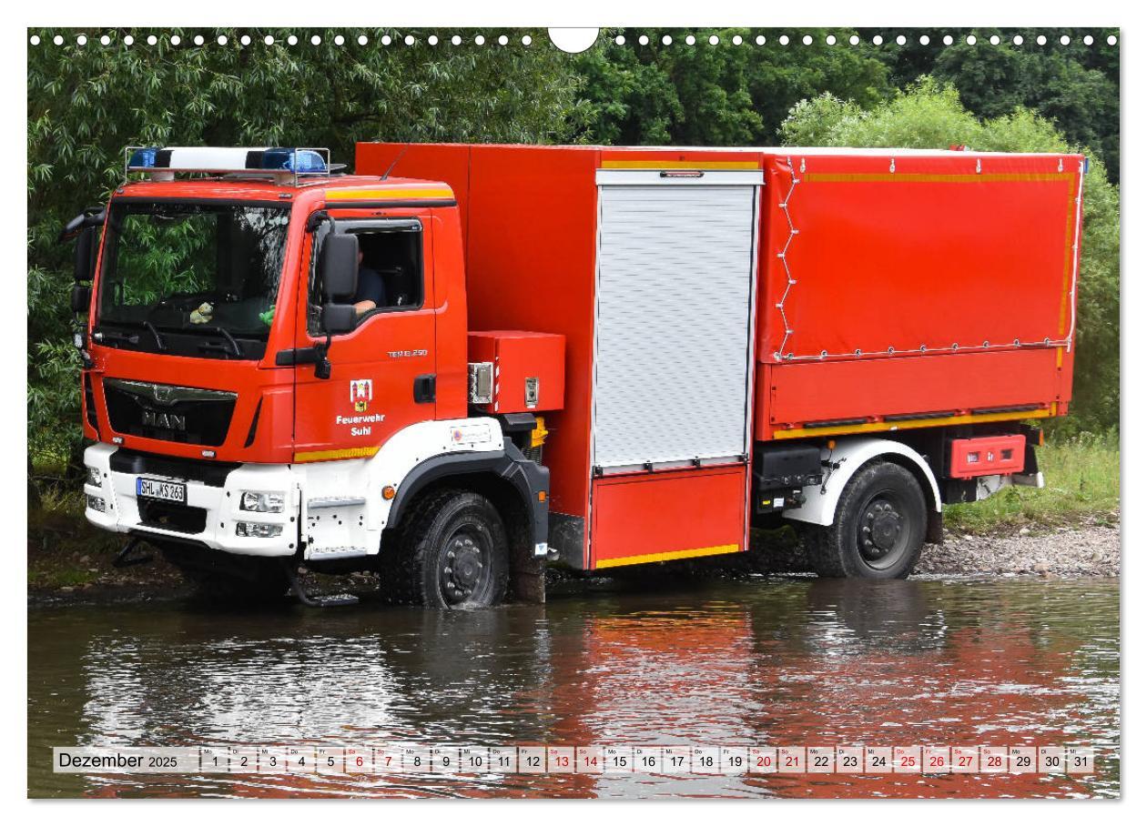 Bild: 9783435365852 | Feuerwehrfahrzeuge (Wandkalender 2025 DIN A3 quer), CALVENDO...