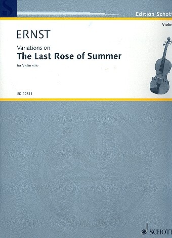 Cover: 9790220122996 | The Last Rose of Summer | Heinrich Wilhelm Ernst_August Wilhelmj