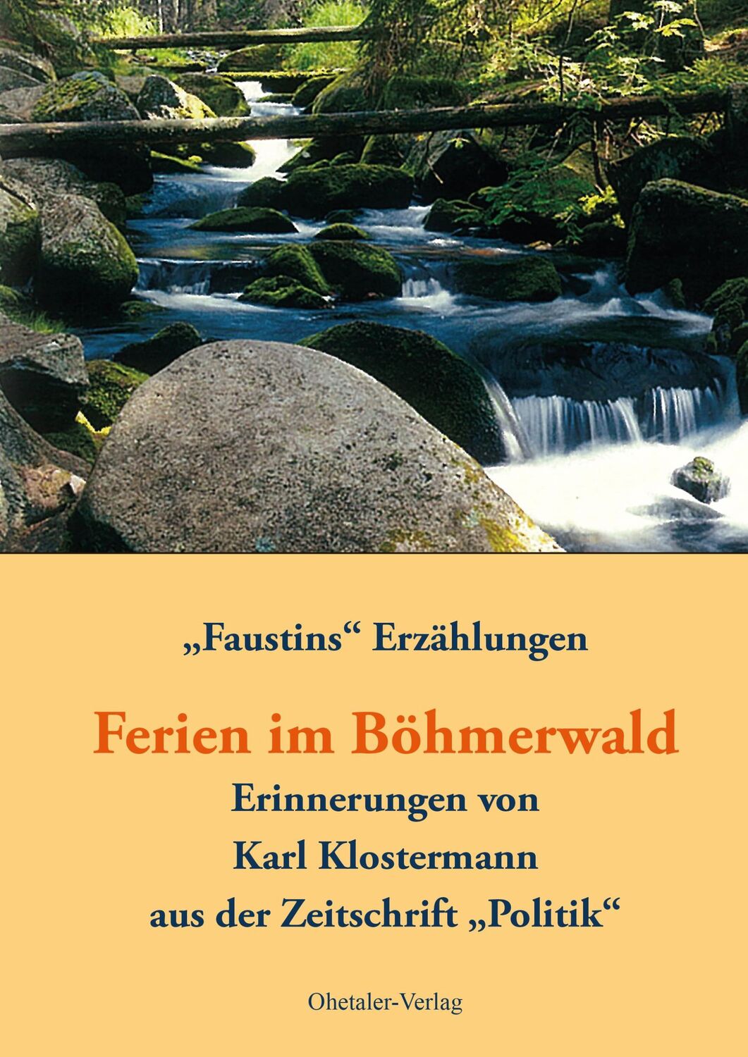 Cover: 9783955111786 | Ferien im Böhmerwald | Karl Klostermann | Buch | Deutsch | 2022