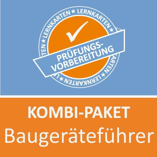 Cover: 9783961597741 | AzubiShop24.de Kombi-Paket Baugeräteführer Lernkarten | Taschenbuch