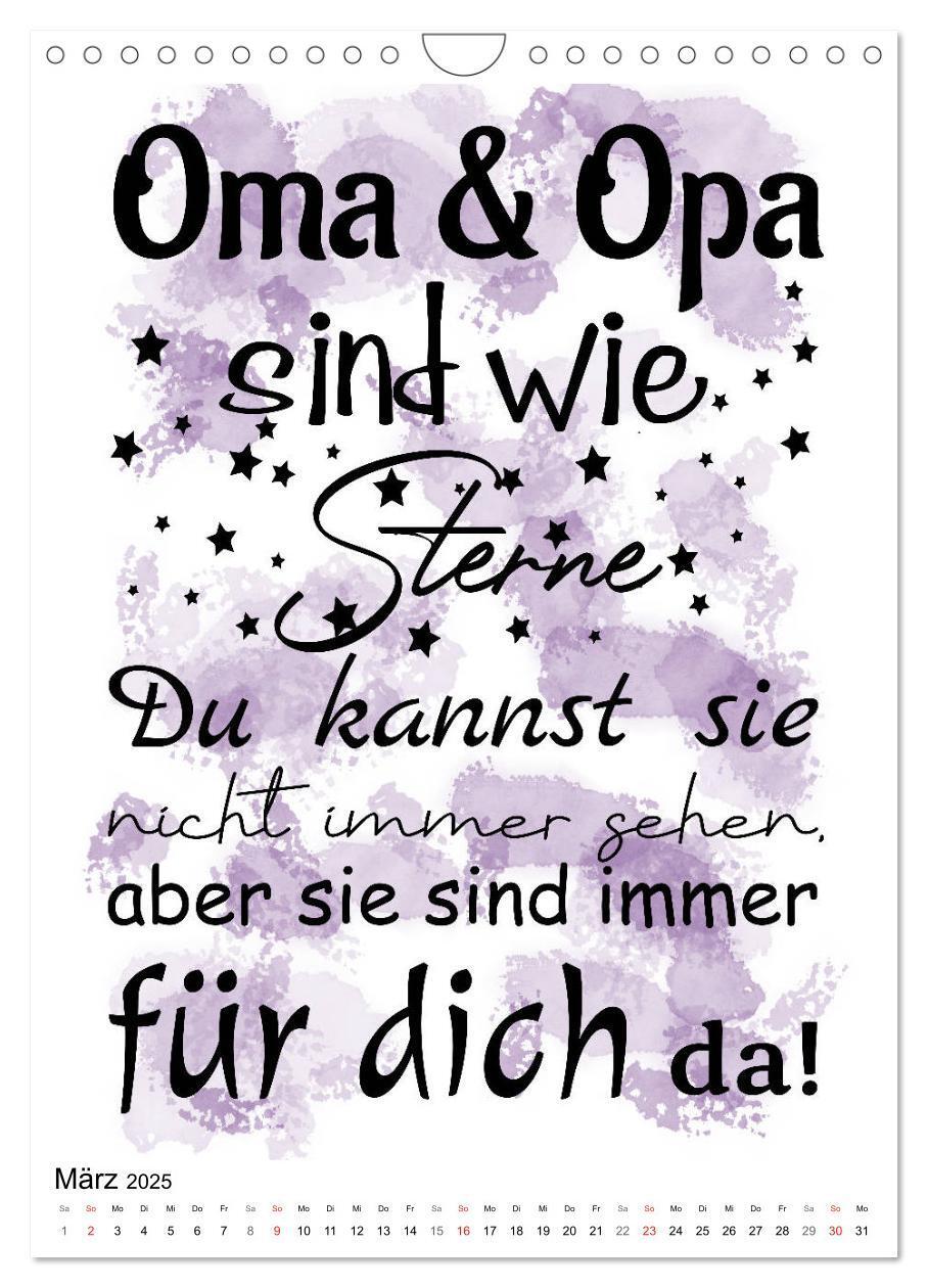 Bild: 9783435939343 | Oma und Opa, die Helden unserer Kindheit (Wandkalender 2025 DIN A4...