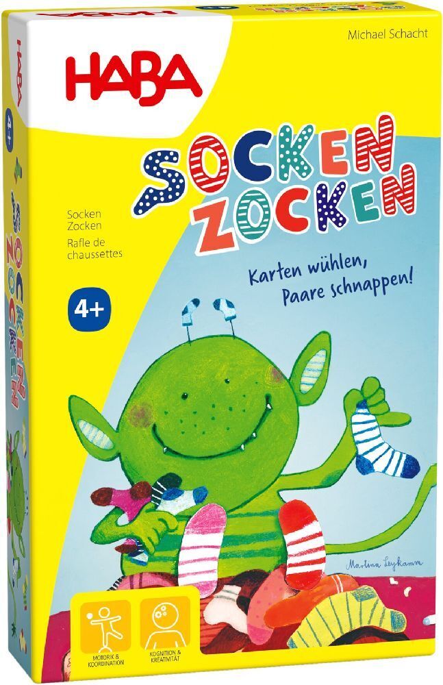 Cover: 4010168264325 | Socken Zocken | Spiel | Papp-Deckel und Papp-Boden | 1306992001 | 2023