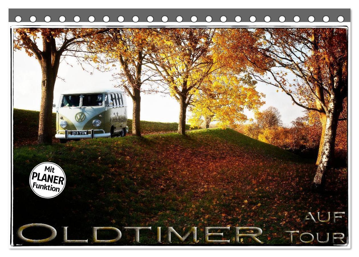 Cover: 9783435551637 | Oldtimer auf Tour (Tischkalender 2025 DIN A5 quer), CALVENDO...