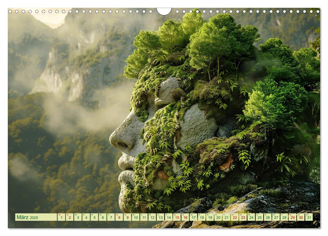 Bild: 9783457148464 | Die vielen Gesichter von Mutter Natur (Wandkalender 2025 DIN A3...