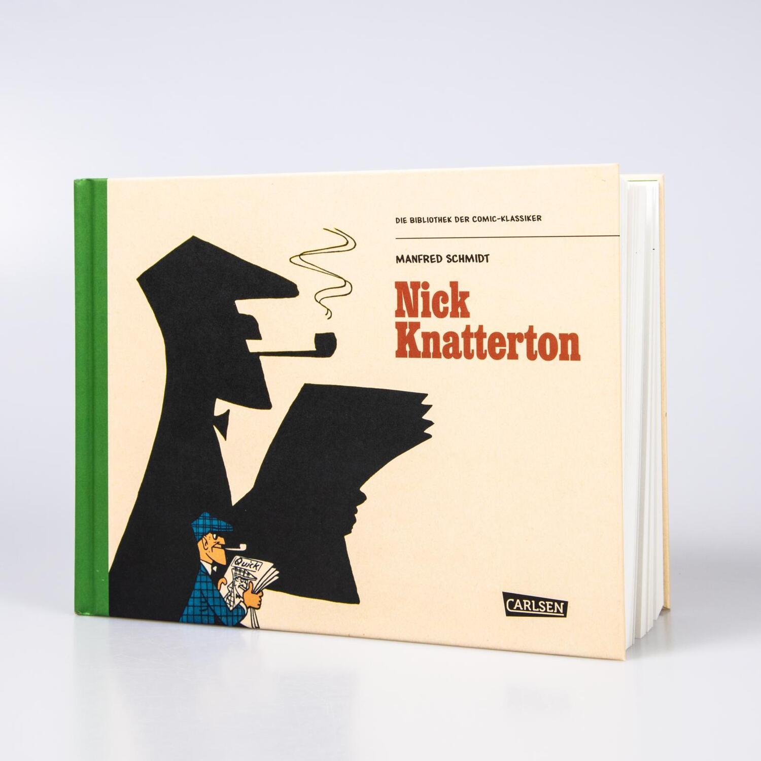 Bild: 9783551029188 | Die Bibliothek der Comic-Klassiker: Nick Knatterton | Manfred Schmidt