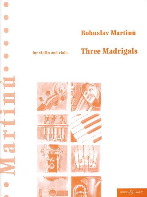 Cover: 9790060036958 | Three Madrigals | Bohuslav Martinu | Buch | Boosey and Hawkes
