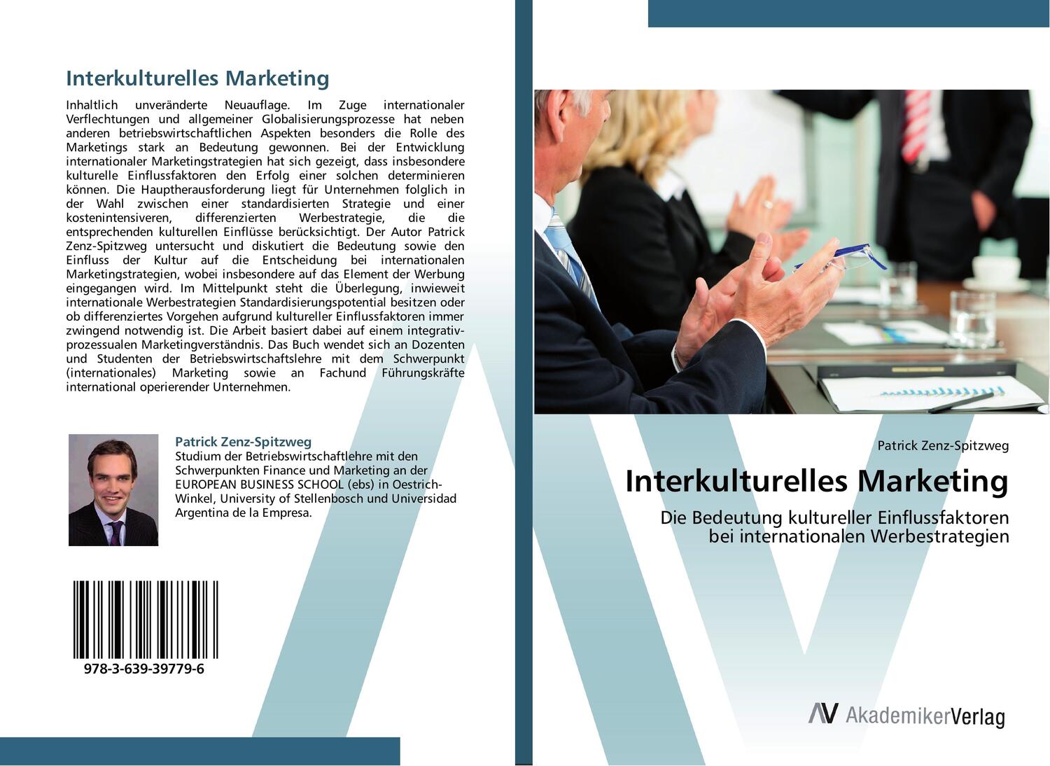 Cover: 9783639397796 | Interkulturelles Marketing | Patrick Zenz-Spitzweg | Taschenbuch