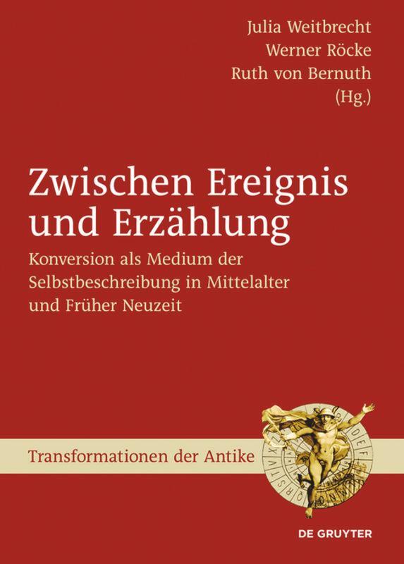 Cover: 9783110468823 | Zwischen Ereignis und Erzählung | Julia Weitbrecht (u. a.) | Buch | VI