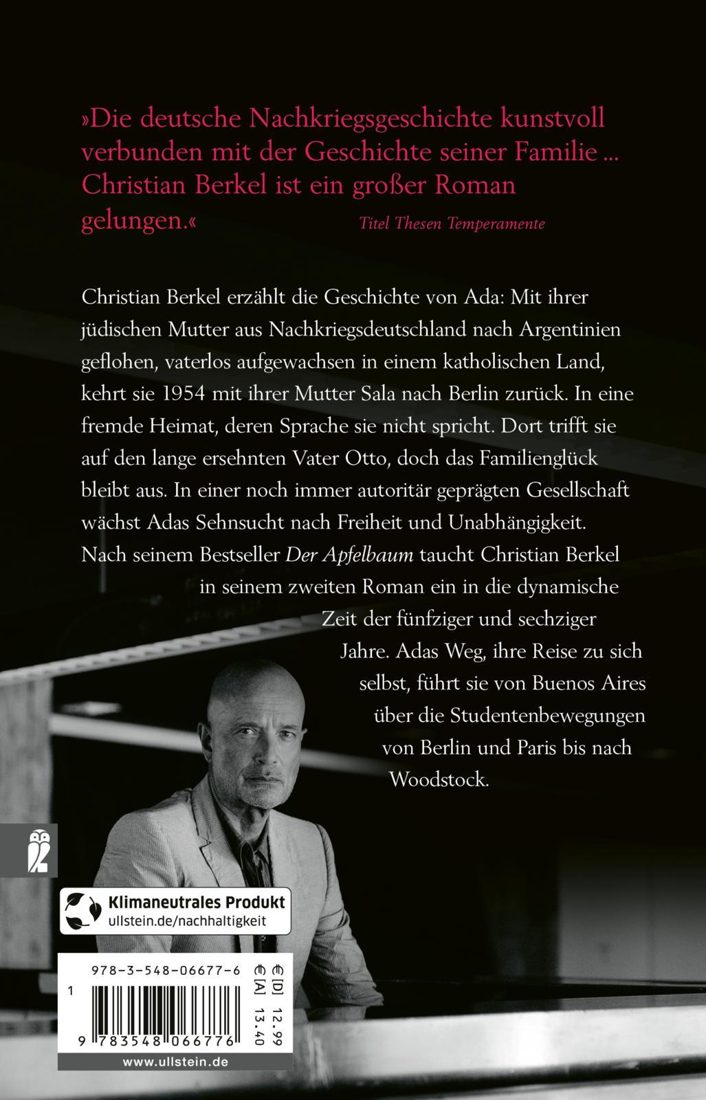 Rückseite: 9783548066776 | Ada | Christian Berkel | Taschenbuch | 400 S. | Deutsch | 2022