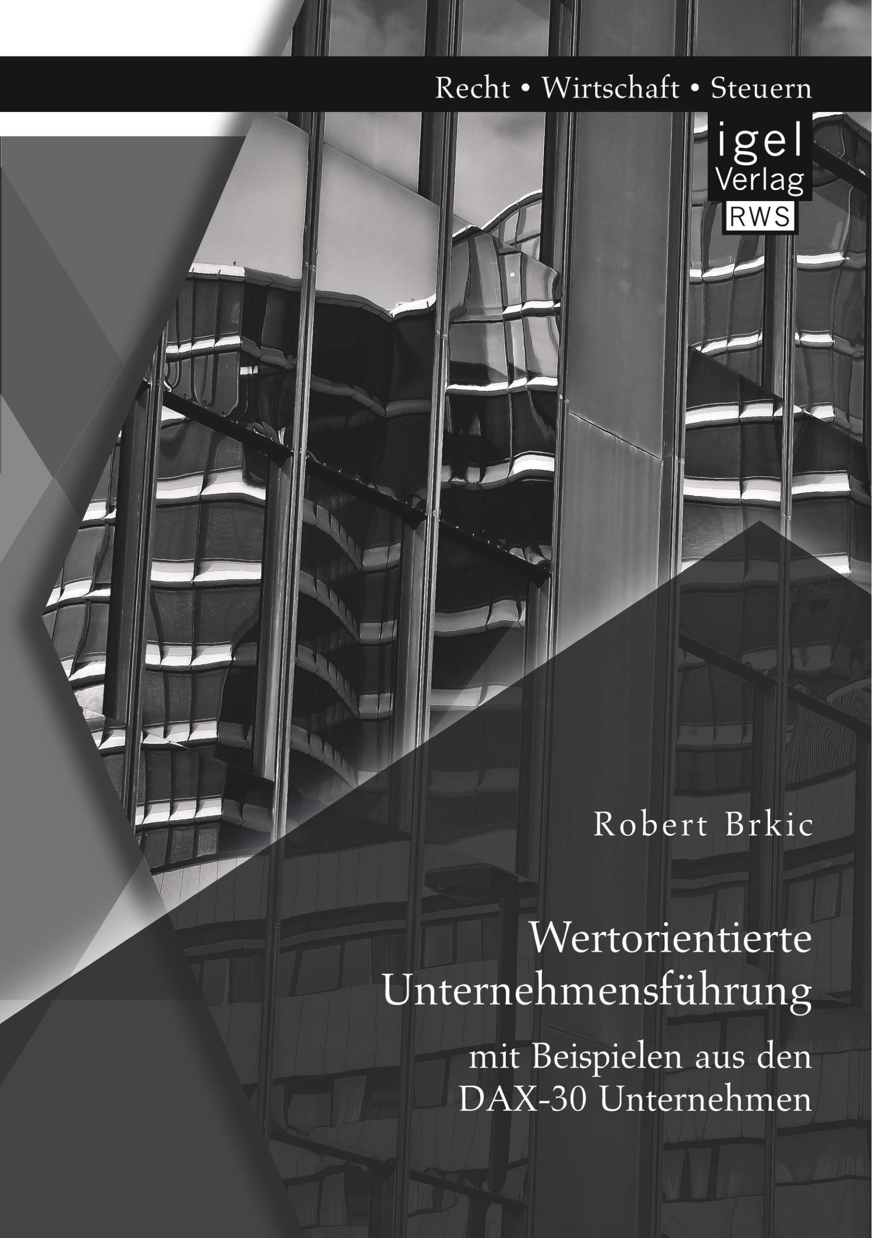 Cover: 9783954853656 | Wertorientierte Unternehmensführung mit Beispielen aus den DAX-30...