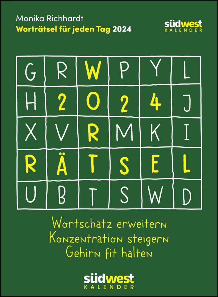 Cover: 9783517102009 | Worträtsel 2024 - Wortschatz erweitern, Konzentration steigern,...