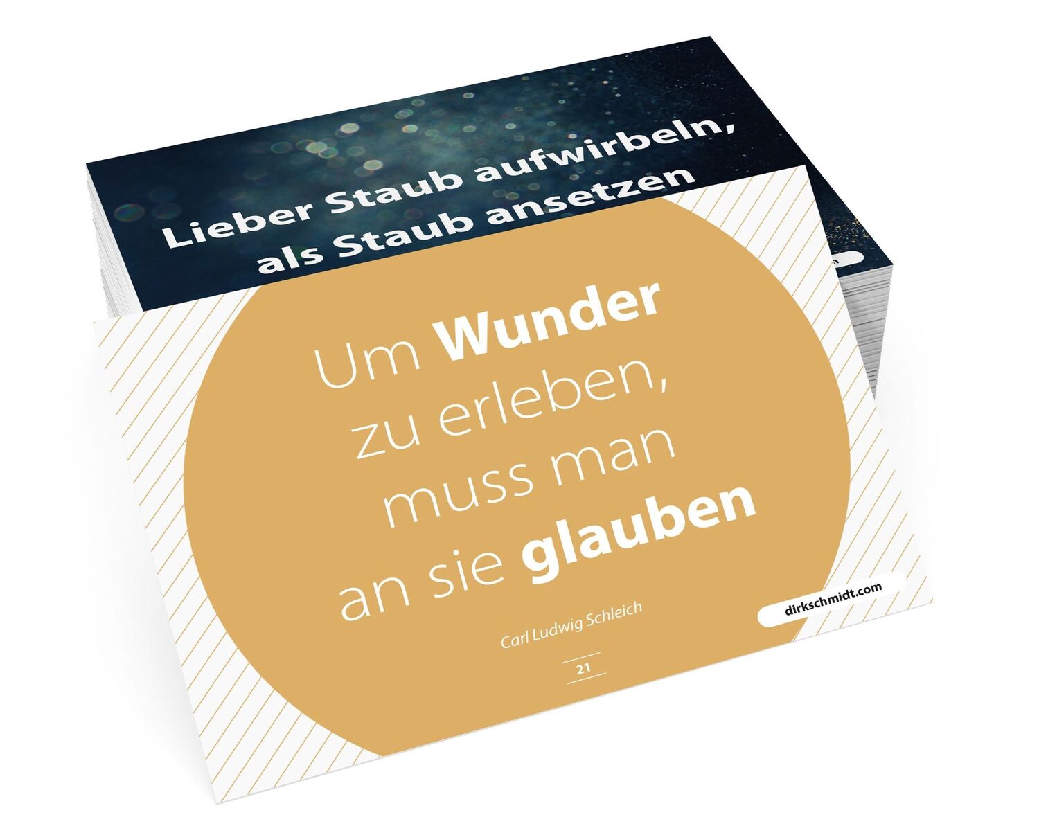 Bild: 9783981751215 | MUTivationsbox - 101 Zitate auf Designerpostkarten für deine...