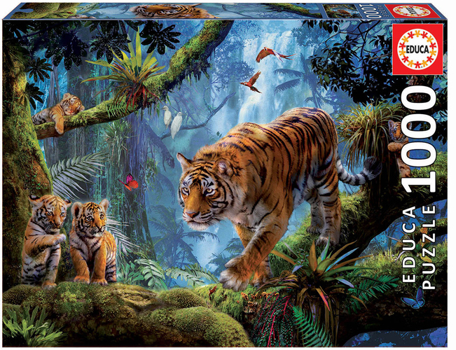 Cover: 8412668176621 | Tiger in den Bäumen (Puzzle) | Spiel | In Spielebox | Unbestimmt