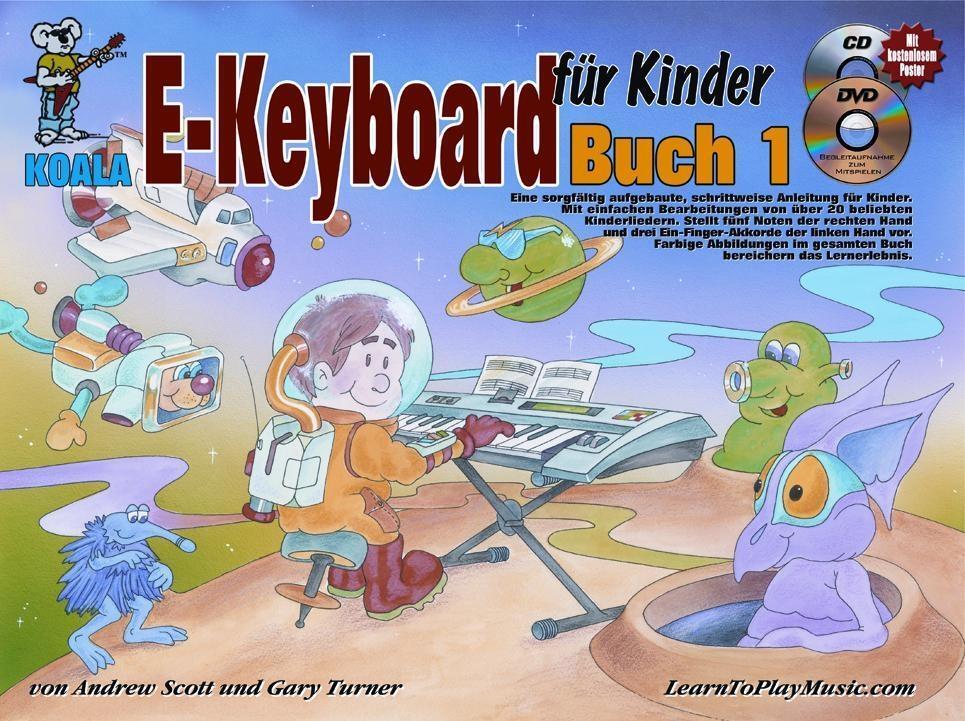Cover: 9789829150097 | E-Keyboard für Kinder 1 | Mit CD, DVD und Poster | Scott | Broschüre