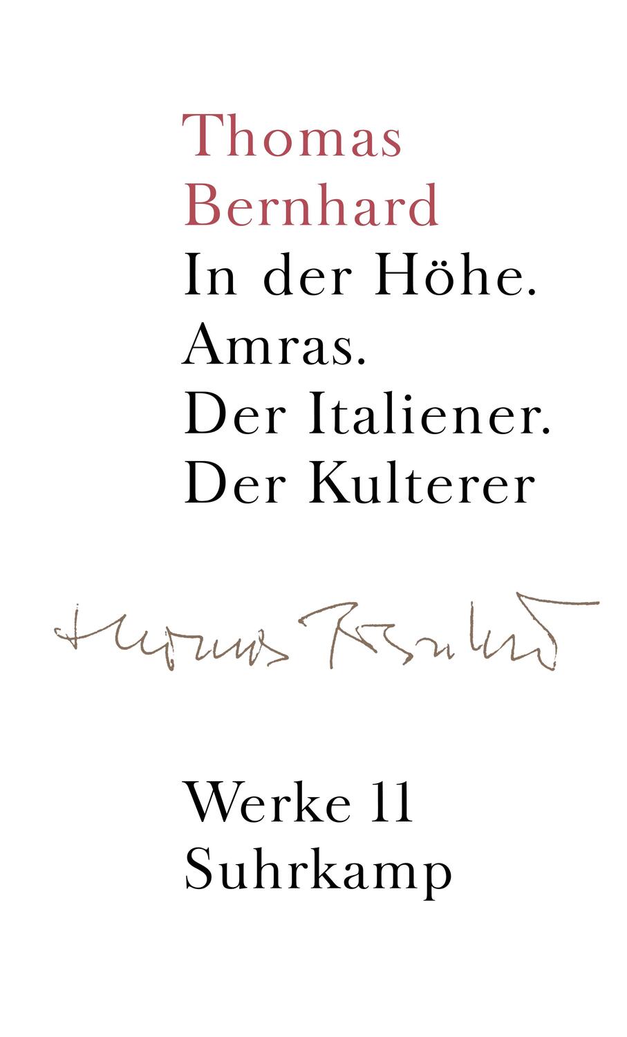 Cover: 9783518415115 | Erzählungen 1 | In der Höhe. Amras. Der Italiener. Der Kulterer | Buch
