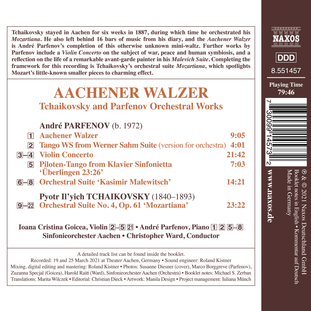 Bild: 730099145732 | Aachener Walzer, 1 Audio-CD | Andre Parfenov (u. a.) | Audio-CD | 2021