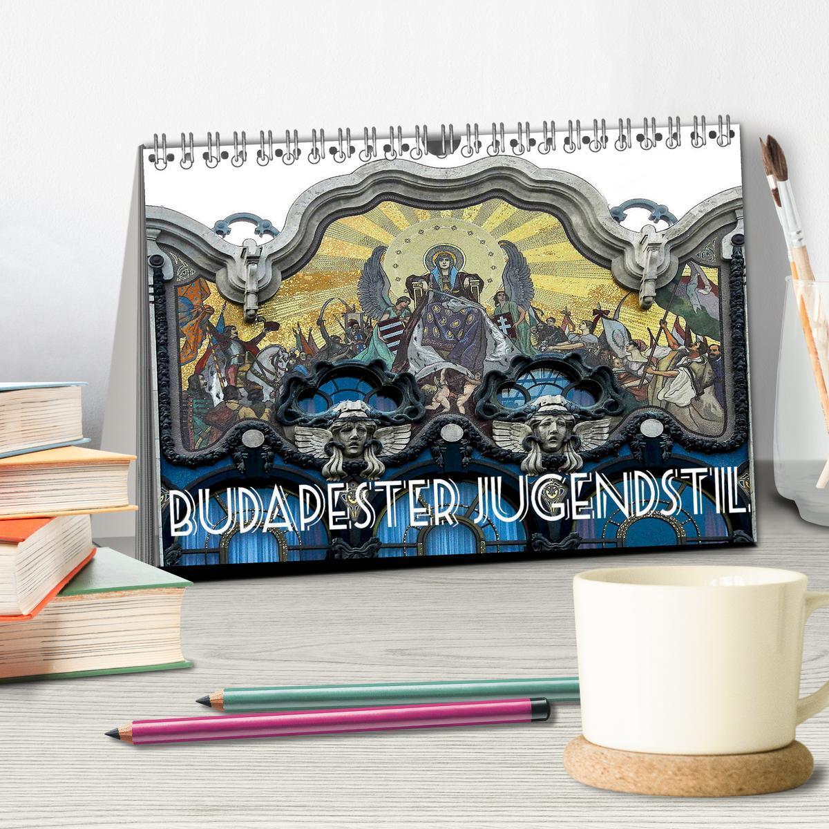 Bild: 9783435600403 | Budapester Jugendstil (Tischkalender 2025 DIN A5 quer), CALVENDO...