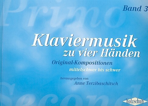 Cover: 4031659035514 | Klaviermusik zu 4 Händen Band 3 Spielpartitur | Anne Terzibaschitsch