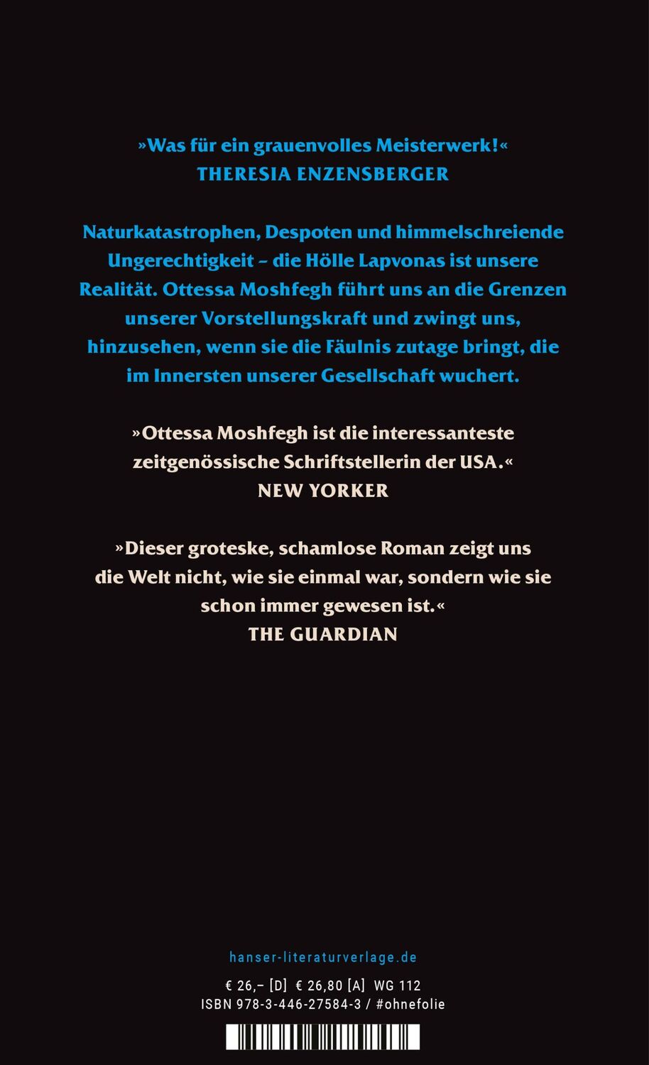 Bild: 9783446275843 | Lapvona | Roman | Ottessa Moshfegh | Buch | 336 S. | Deutsch | 2023