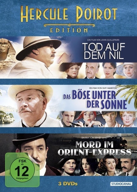 Cover: 4006680067131 | Hercule Poirot Edition | Agatha Christie | DVD | 3 DVDs | Deutsch