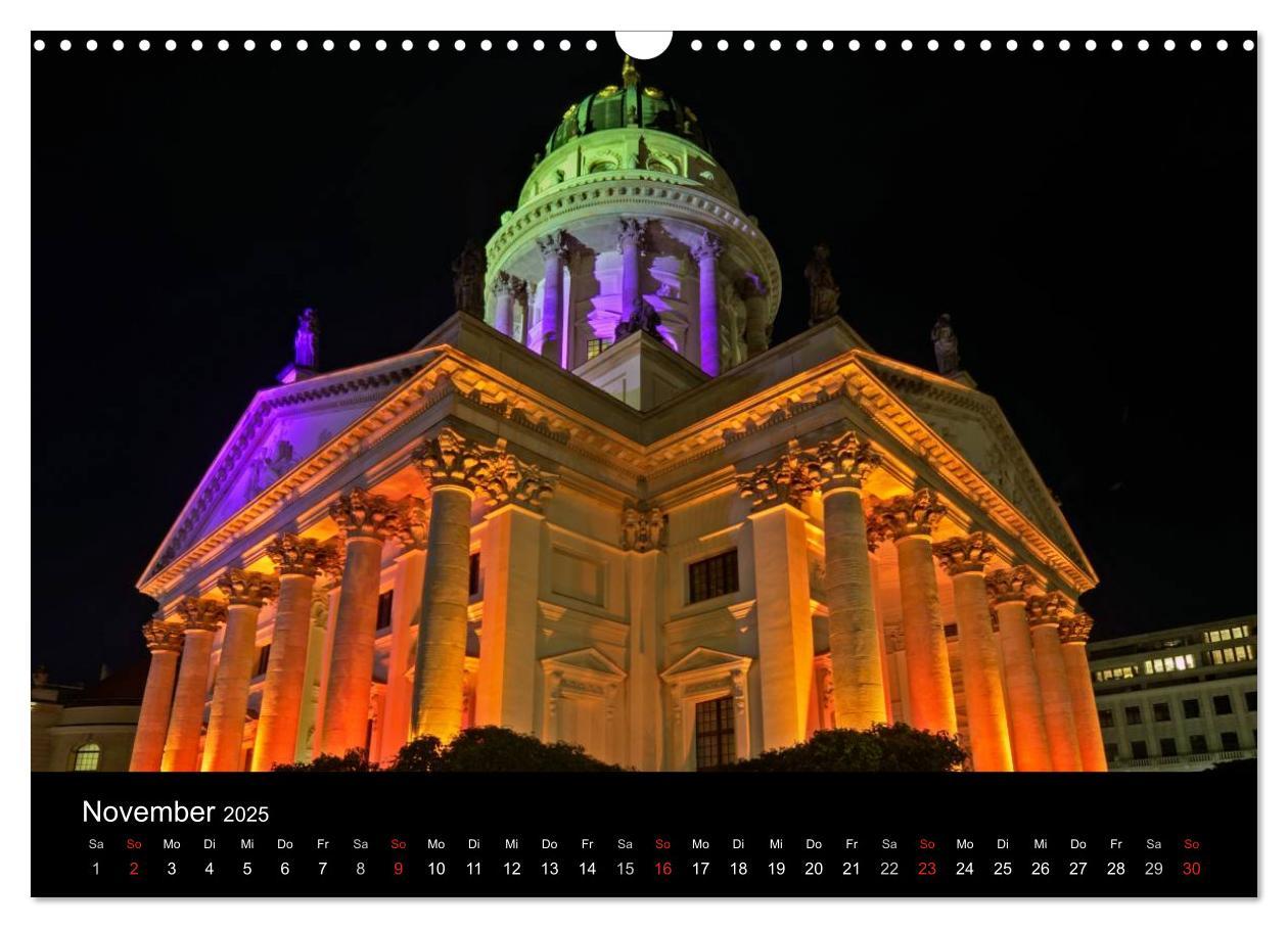 Bild: 9783435770656 | Berlin bei Nacht (Wandkalender 2025 DIN A3 quer), CALVENDO...