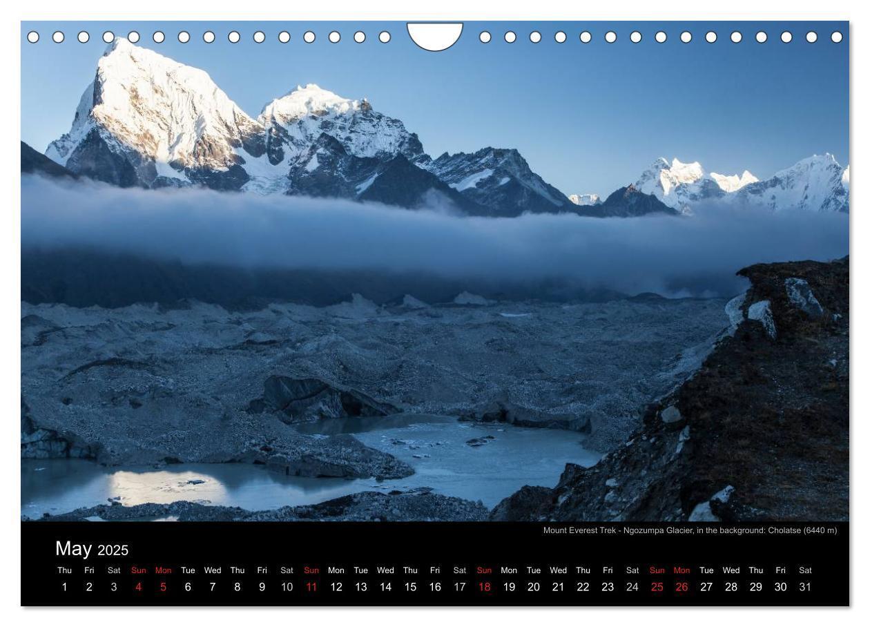 Bild: 9781325991471 | Mount Everest Trek (Wall Calendar 2025 DIN A4 landscape), CALVENDO...