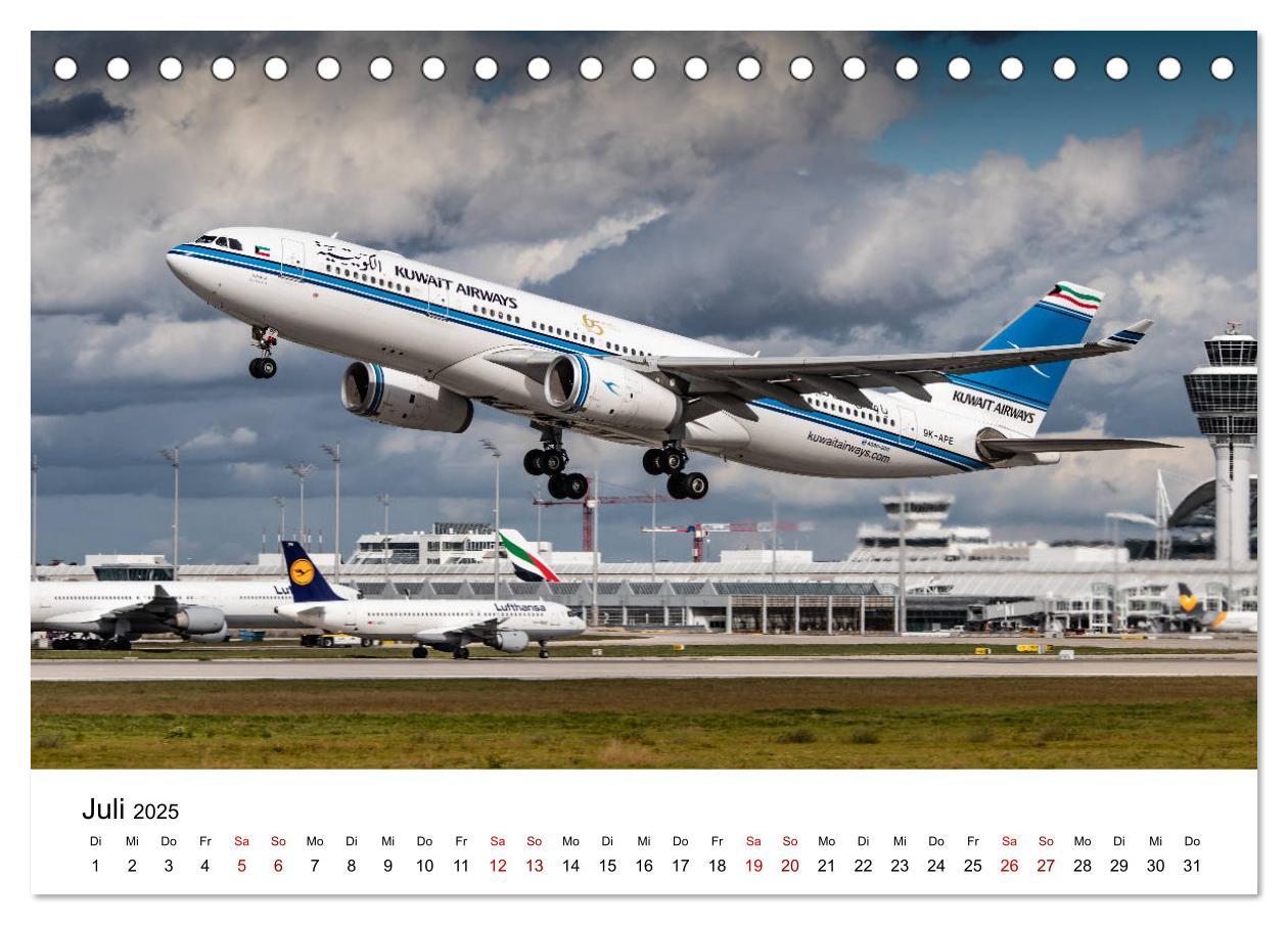 Bild: 9783435173211 | Planespotting am Flughafen München (Tischkalender 2025 DIN A5...