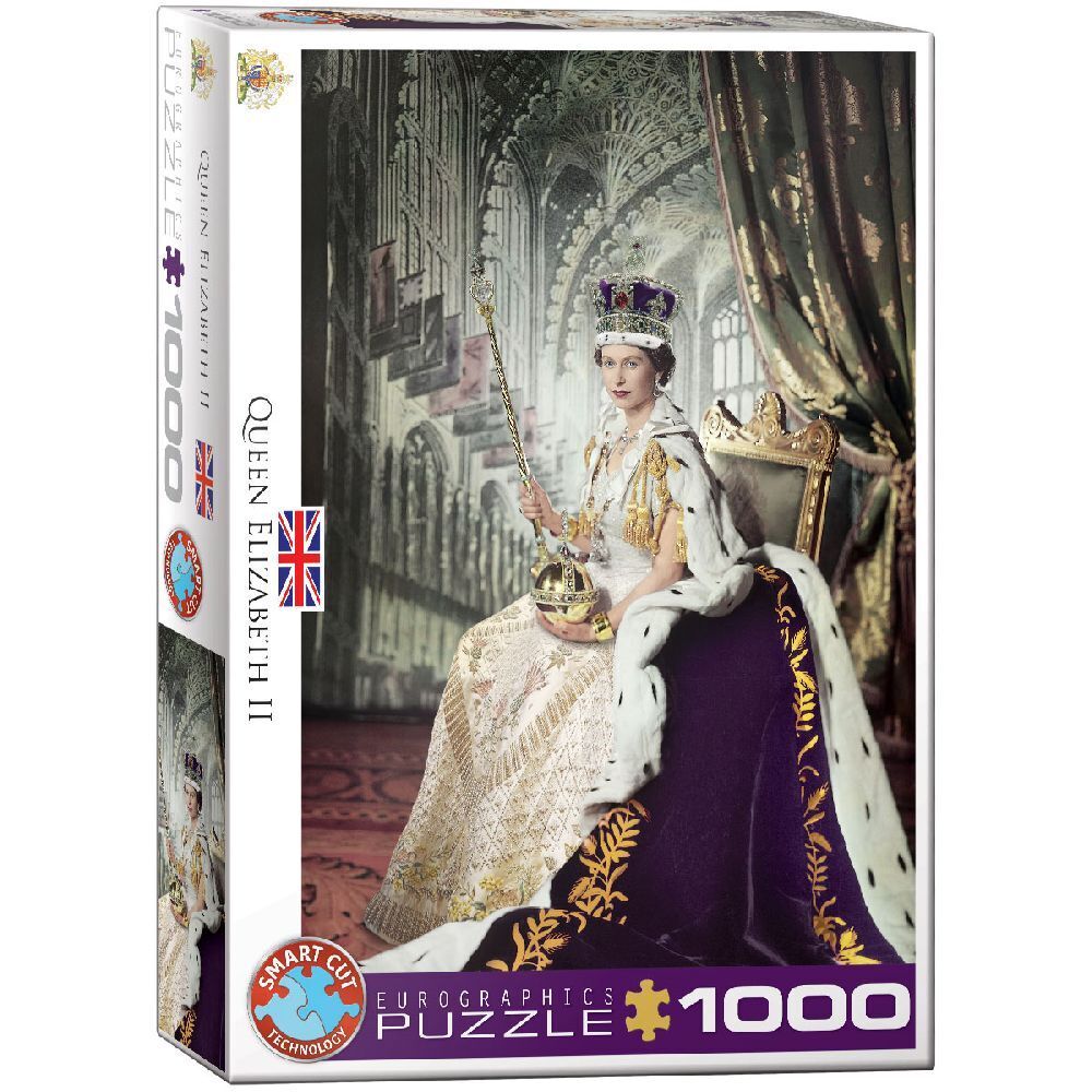 Cover: 628136609197 | Königin Elizabeth II 1000 Teile | Spiel | In Spielebox | Deutsch