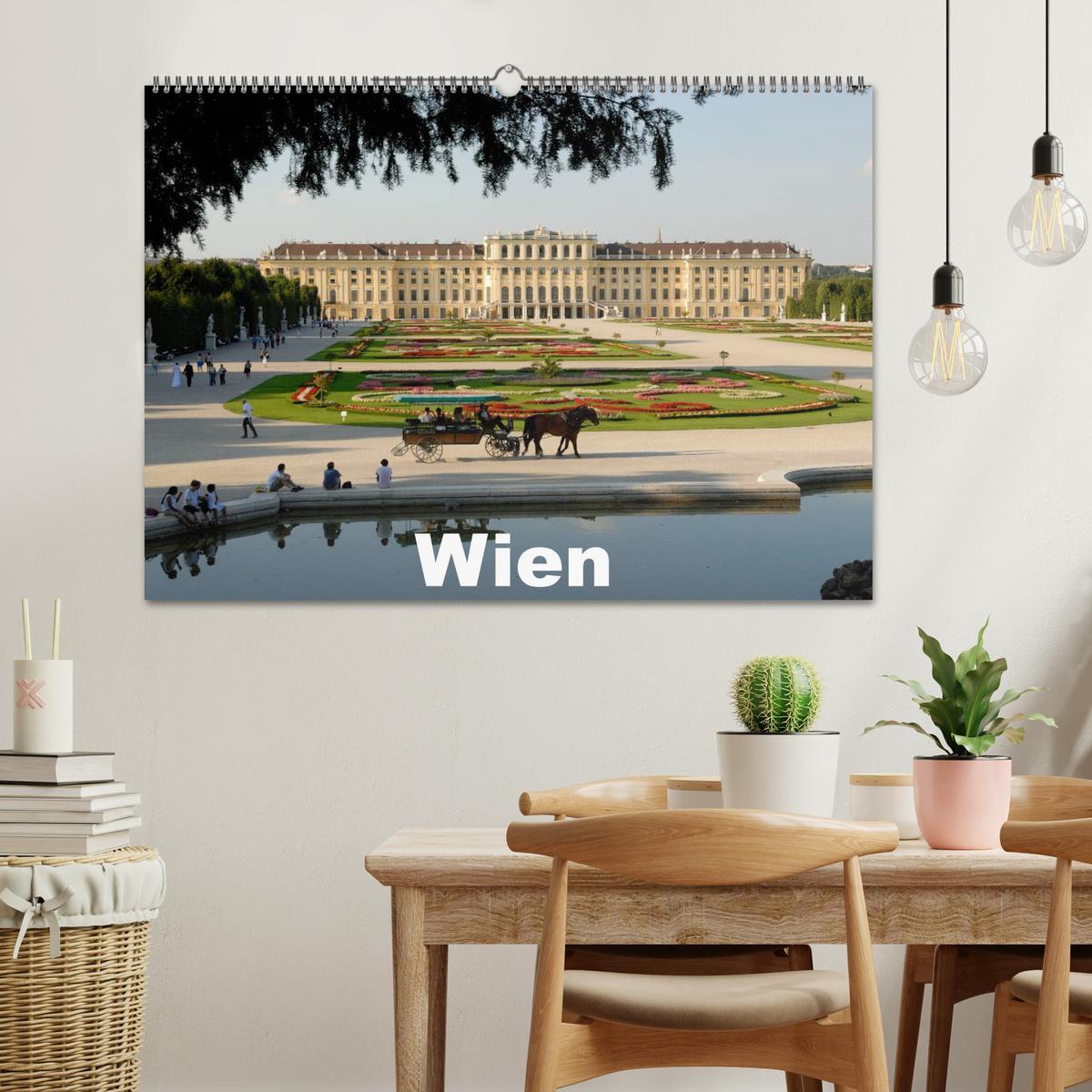 Bild: 9783435828876 | Wien (Wandkalender 2025 DIN A2 quer), CALVENDO Monatskalender | Strutz