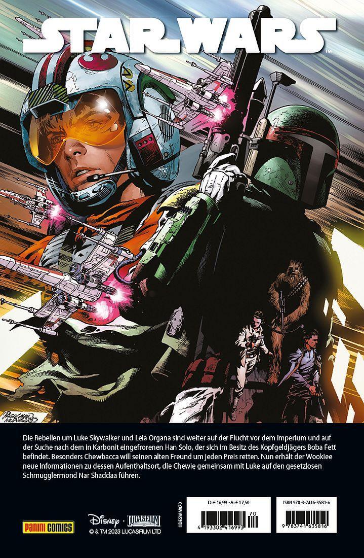 Rückseite: 9783741635816 | Star Wars Marvel Comics-Kollektion | Bd. 70: Krieg der Kopfgeldjäger I