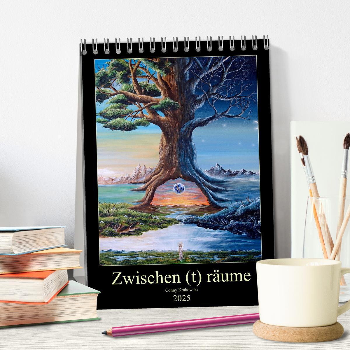 Bild: 9783435978205 | Zwischen (t) räume (Tischkalender 2025 DIN A5 hoch), CALVENDO...