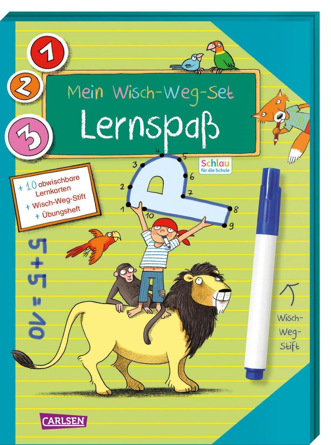Cover: 9783551189905 | Schlau für die Schule: Mein Wisch-Weg-Set: Lernspaß | Mildner | Buch