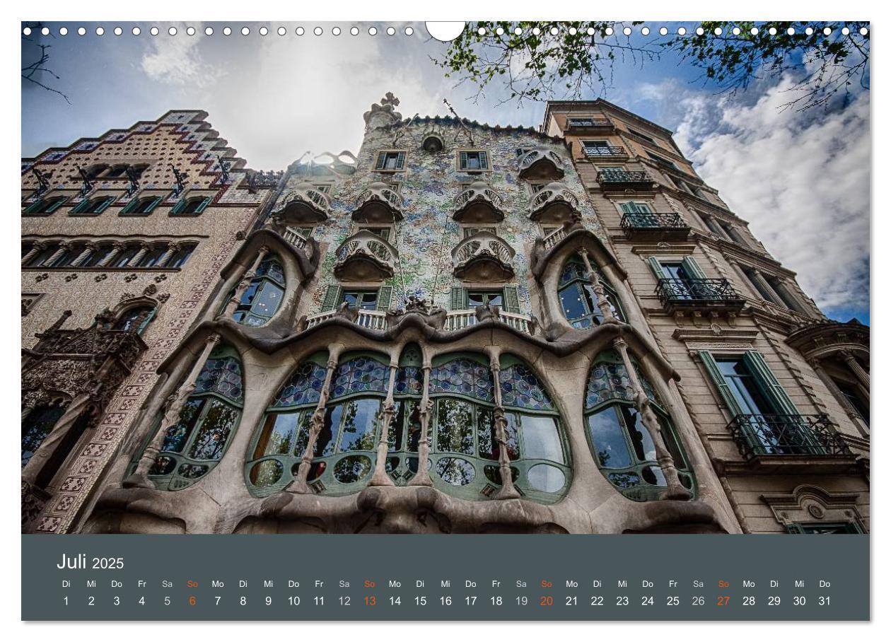 Bild: 9783435611690 | Barcelona - Faszinierende Architektur (Wandkalender 2025 DIN A3...