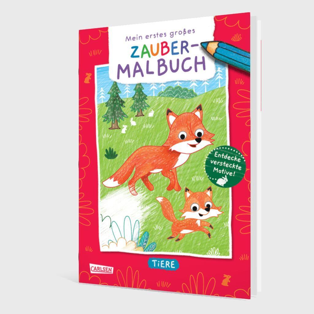 Bild: 9783551192011 | Ausmalbilder für Kita-Kinder: Mein erstes großes Zauber-Malbuch: Tiere