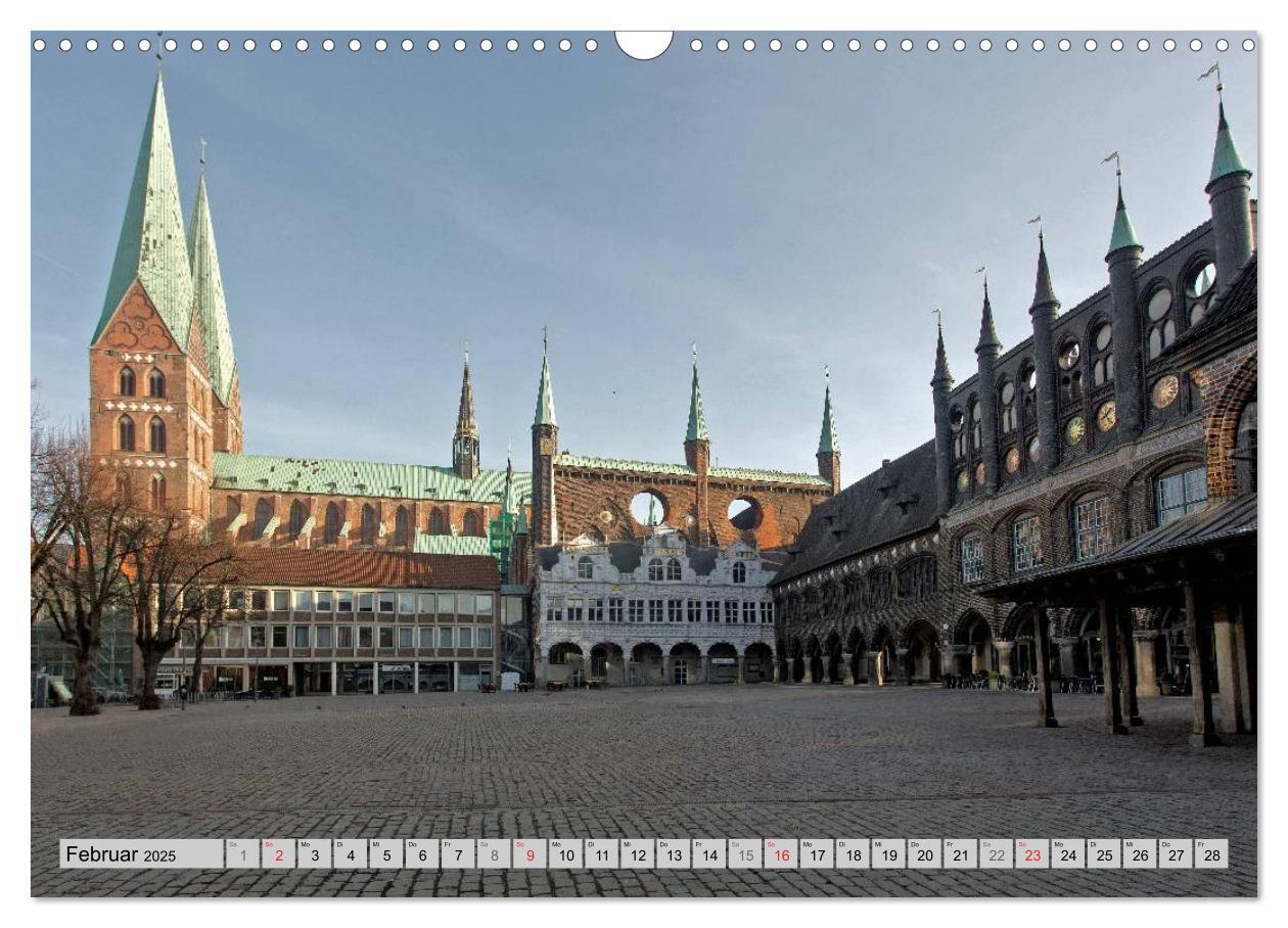 Bild: 9783435682911 | Hansestadt Lübeck (Wandkalender 2025 DIN A3 quer), CALVENDO...