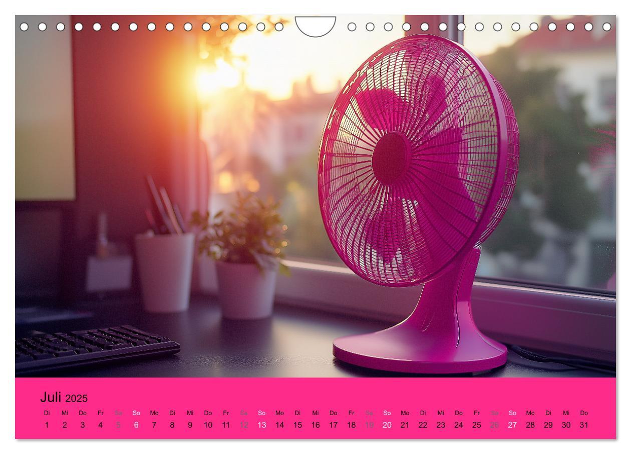 Bild: 9783457203873 | Kalender in PINK (Wandkalender 2025 DIN A4 quer), CALVENDO...