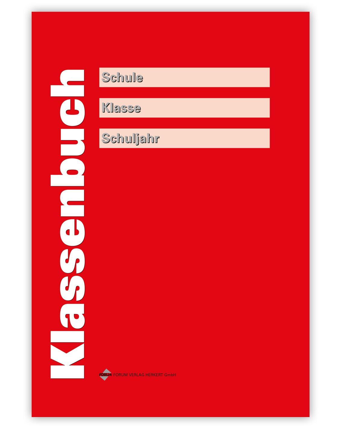 Cover: 9783865861801 | Klassenbuch (rot) | Buch | Deutsch | 2008 | Forum Verlag Herkert