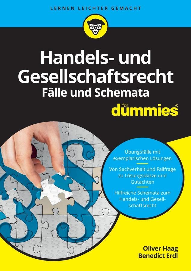 Cover: 9783527712205 | Handels- und Gesellschaftsrecht Fälle und Schemata für Dummies | Buch