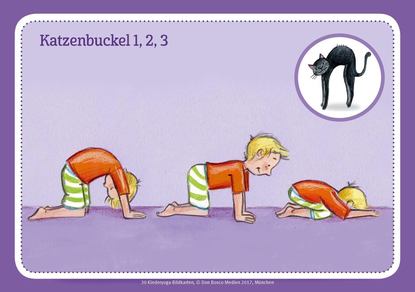 Bild: 4260179513916 | 30 Kinderyoga-Bildkarten | Übungen und Reime für kleine Yogis | Box