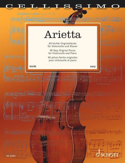 Cover: 9783795744502 | Arietta | 40 leichte Originalstücke. Violoncello und Klavier. | 160 S.