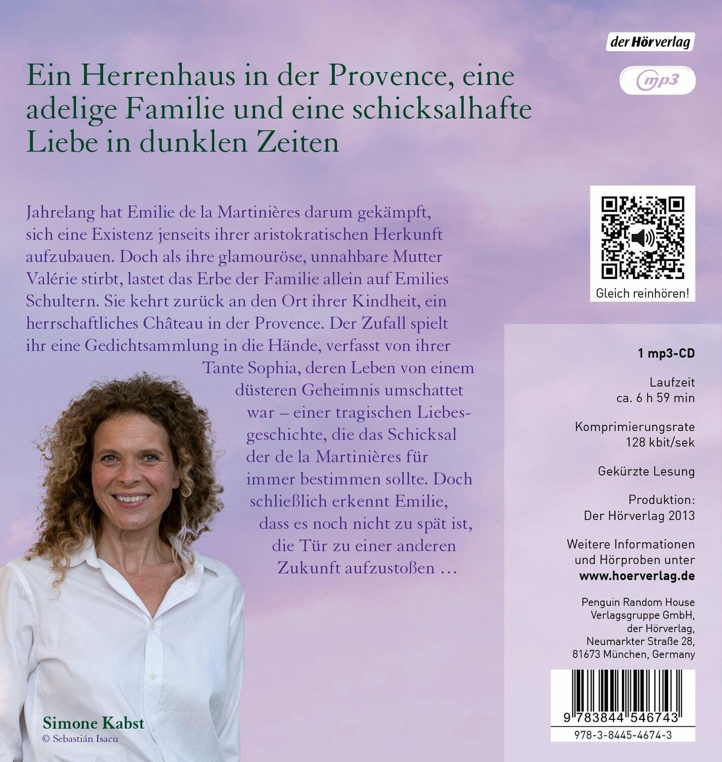 Bild: 9783844546743 | Der Lavendelgarten | Lucinda Riley | MP3 | 1 Audio-CD | Deutsch | 2022